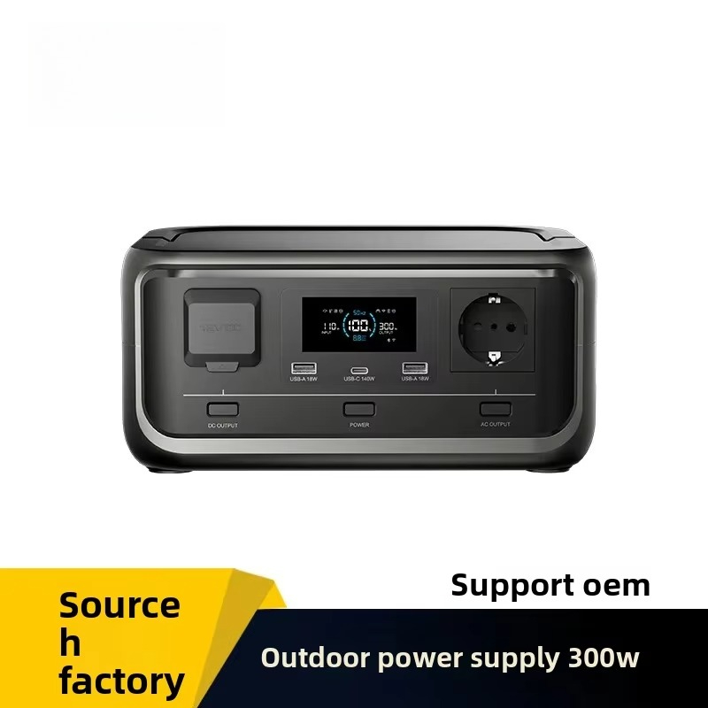 Portable Power Station 300W Camping - P300 Portable Power Station,300W LiFePO4 High‑Power
