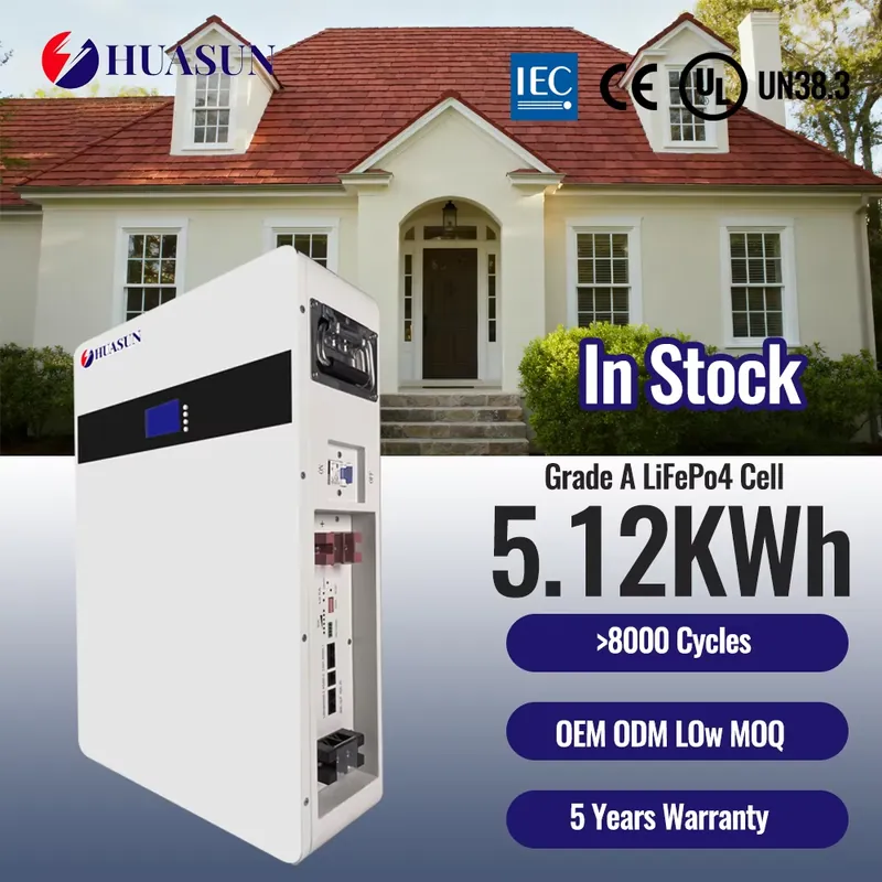 Home Backup Battery 10Kwh Lifepo4 - Wall Mounted LiFePO4 Battery 51.2V 48V