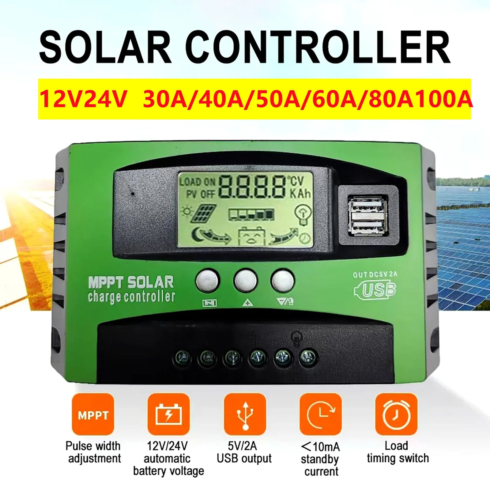 Mppt Solar Charge Controller 60A - MPPT Solar Charge Controller 30/40/50/60/80/100A Solar