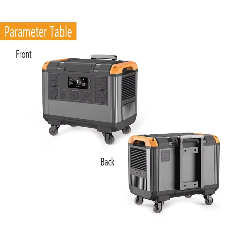 Power Station 2400Wh Lifepo4 - 3000W RV Portable Power Station 2400Wh