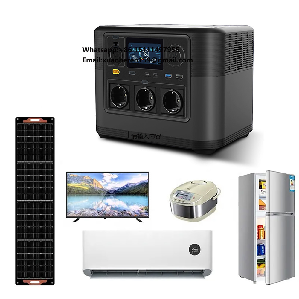 Portable Power Station 2000W Lifepo4 - 1200W 2000w All in One Power