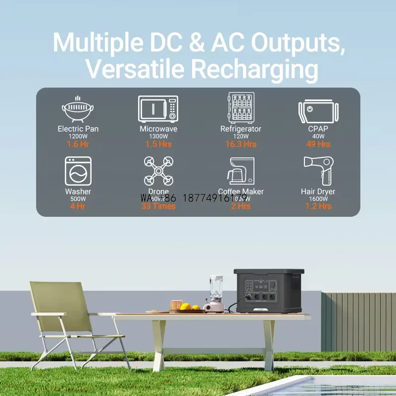 Portable Power Station 2000W Lifepo4 - wmwmnu Lifepo4 Energy System Ups 2000w
