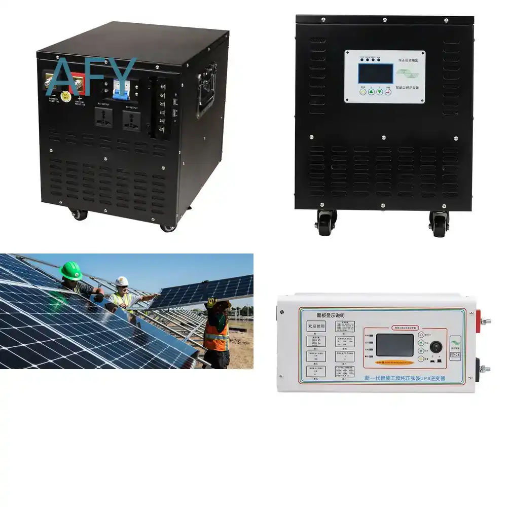 Portable Power Station 1000W Pure Sine - Solar Generator System for 24V Solar