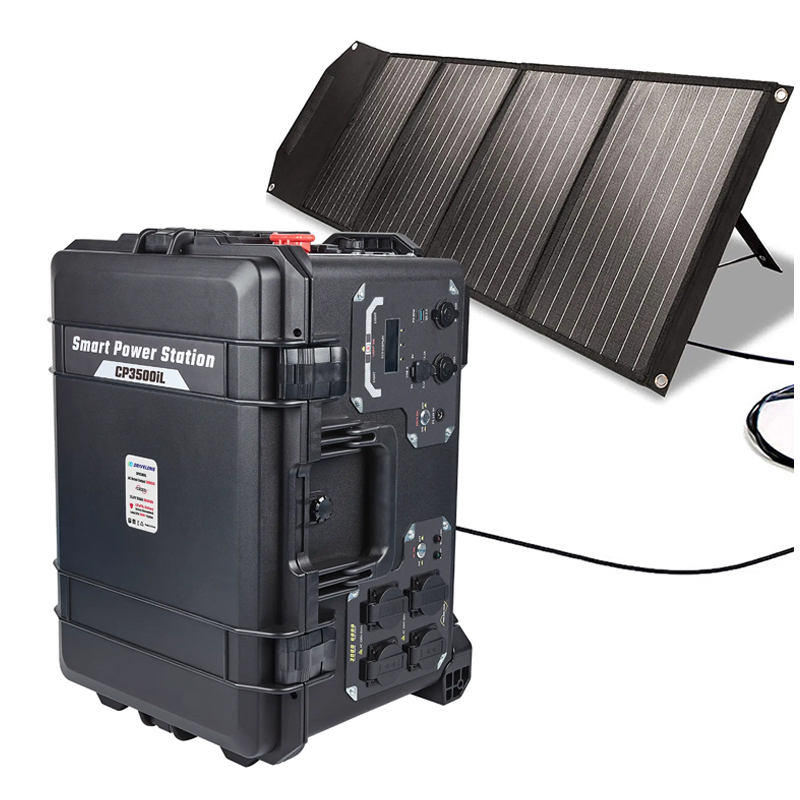 Solar Generator 3000W - Multi-protection Lithium Solar Generator 3000wh Portable