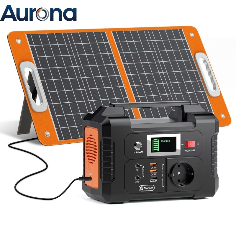 Solar Panel 200W Portable Foldable - 【Professional】 Flashfish E200 200W Portable Power