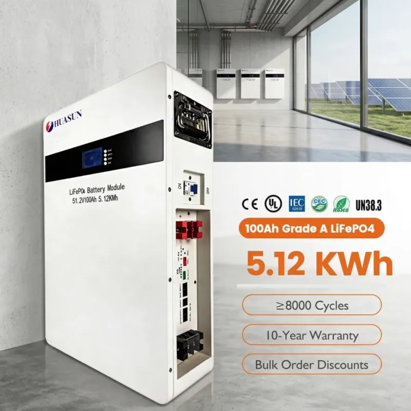 Home Backup Battery 10Kwh Lifepo4 - Wall Mounted LiFePO4 Battery 51.2V 48V