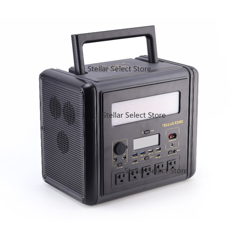 Portable Power Station 2000W Lifepo4 - 2000W 1536WH Portable Power Station Solar