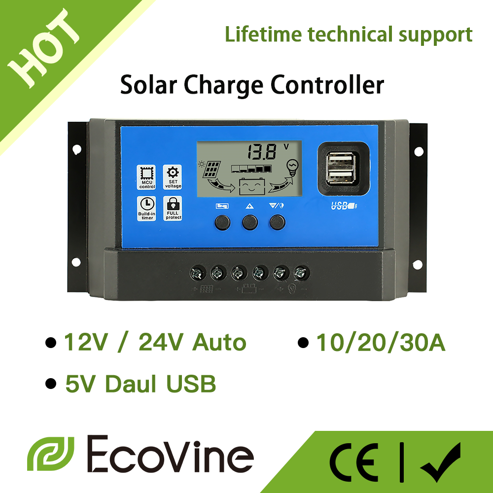 Mppt Solar Charge Controller 60A - Solar Panel Charge Controller 12V 24V