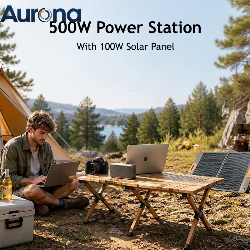 Portable Power Station 500W - 【Professional】Portable Power Station 500W Pure Sine