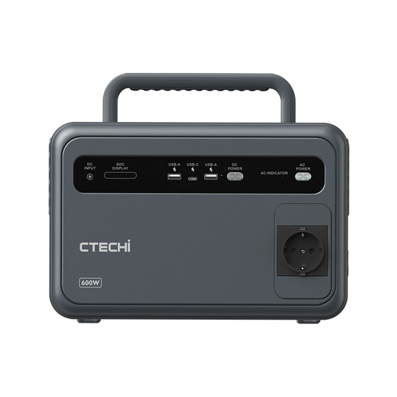Portable Power Station 1000W - CTECHi 600W 1000W Battery-Powered Portable Power
