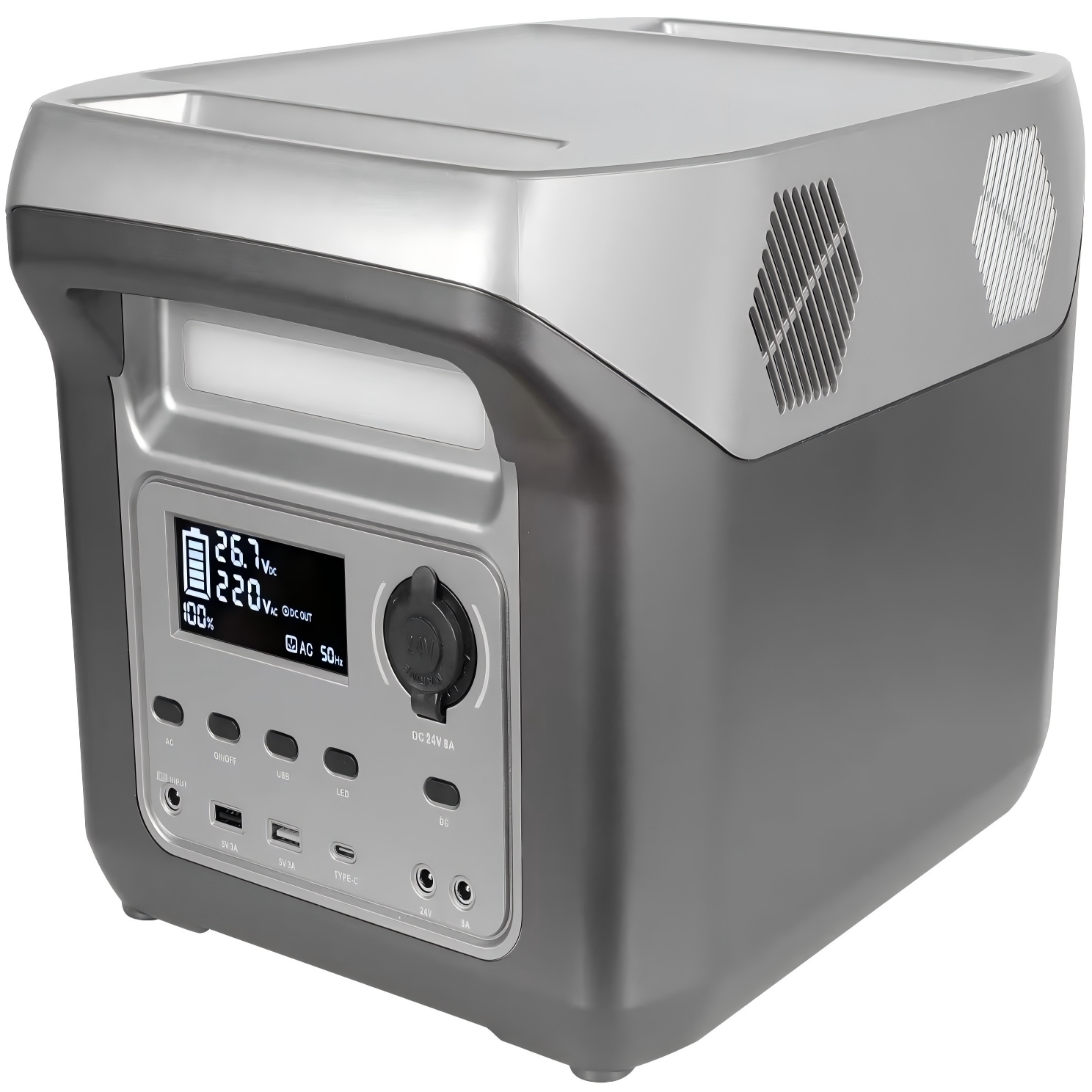 Portable Power Station 1000W Pure Sine - Portable 1000W/1500W Power Station LiFePO4 Battery