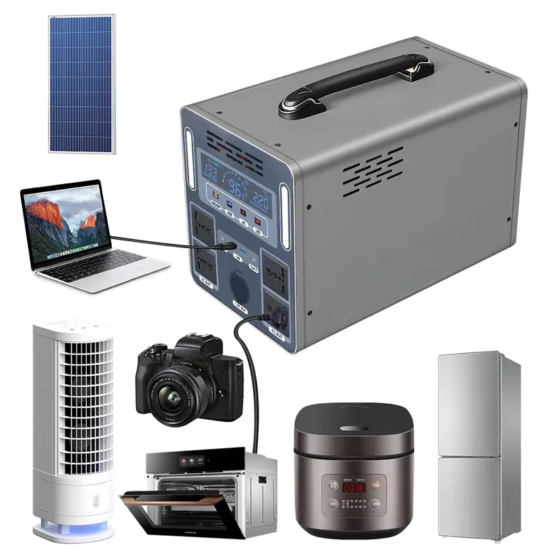 1500W Portable Solar Generator - Portable Power Station 1000W Pure Sine review and price