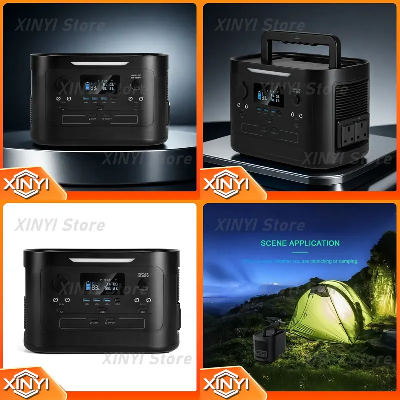 Portable 600W-1000W Large Capa - Portable Power Station 1000W Pure Sine review and price