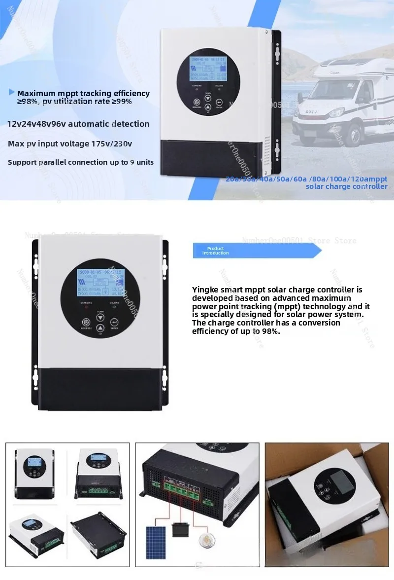 60A MPPT solar charging contro - Mppt Solar Charge Controller 60A review and price