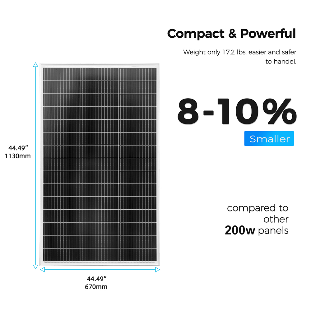 24.75V 200W Glass Rigid Solar  - Solar Panel 400W Rigid Monocrystalline review and price
