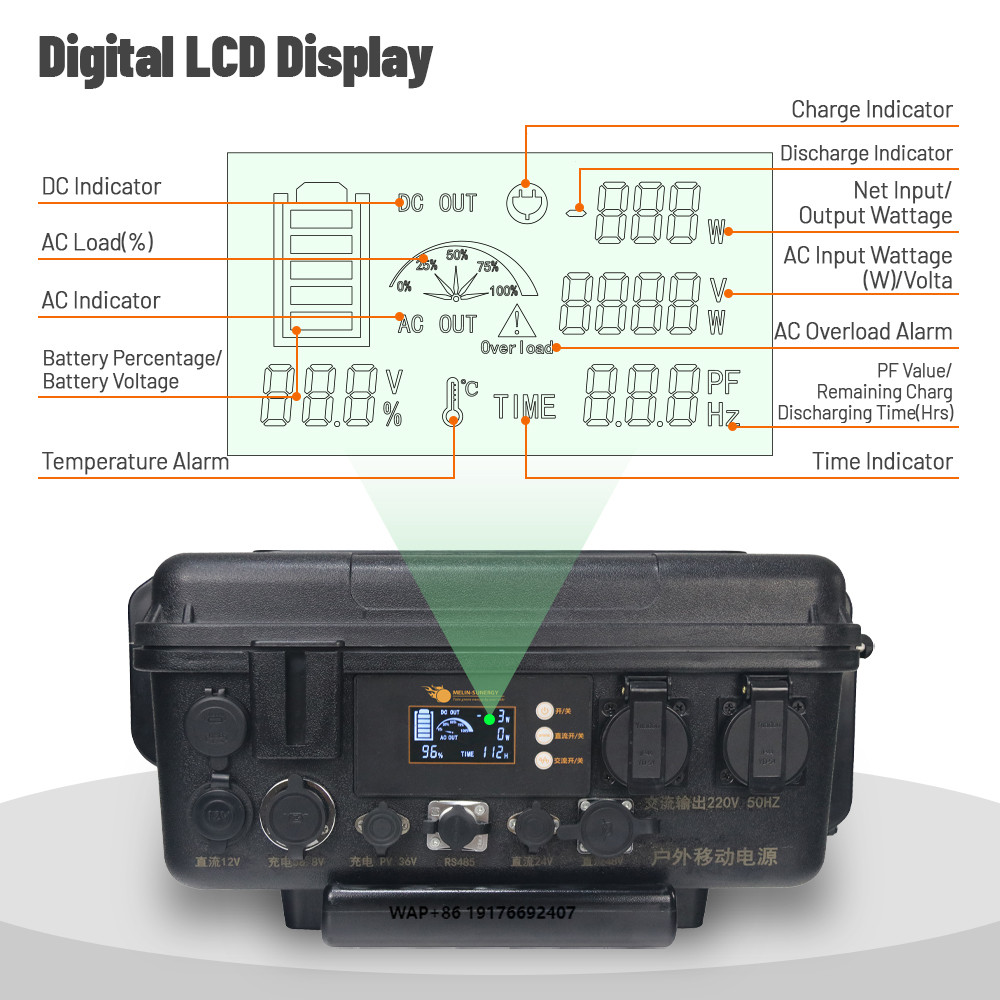 Portable 500W 3000W Lithium Io - Solar Generator 3000W review and price
