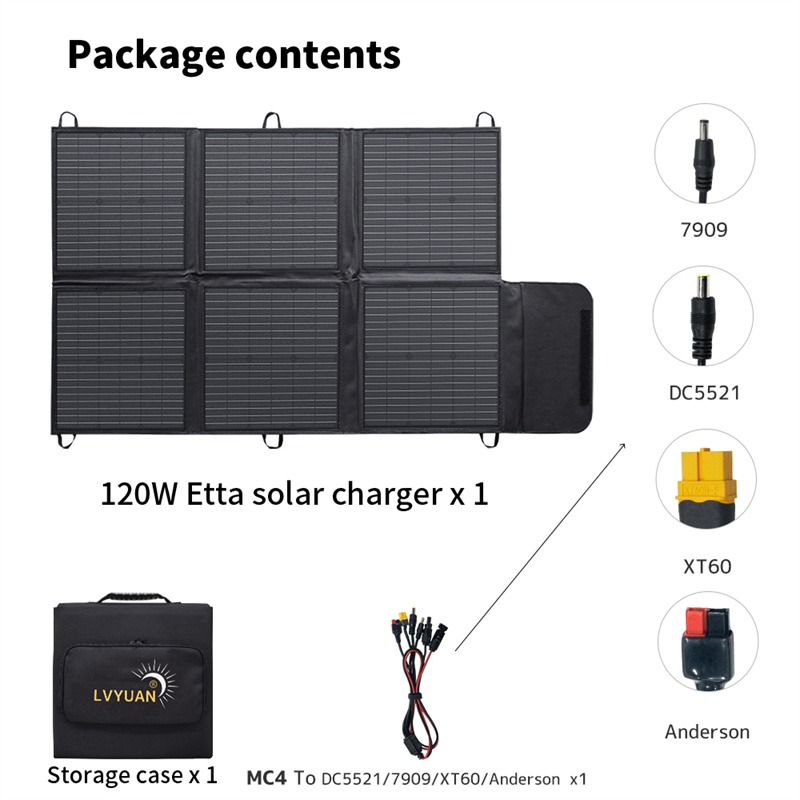 Lvyuan Warehouse IP67 Waterpro - Solar Panel 200W Portable Foldable review and price