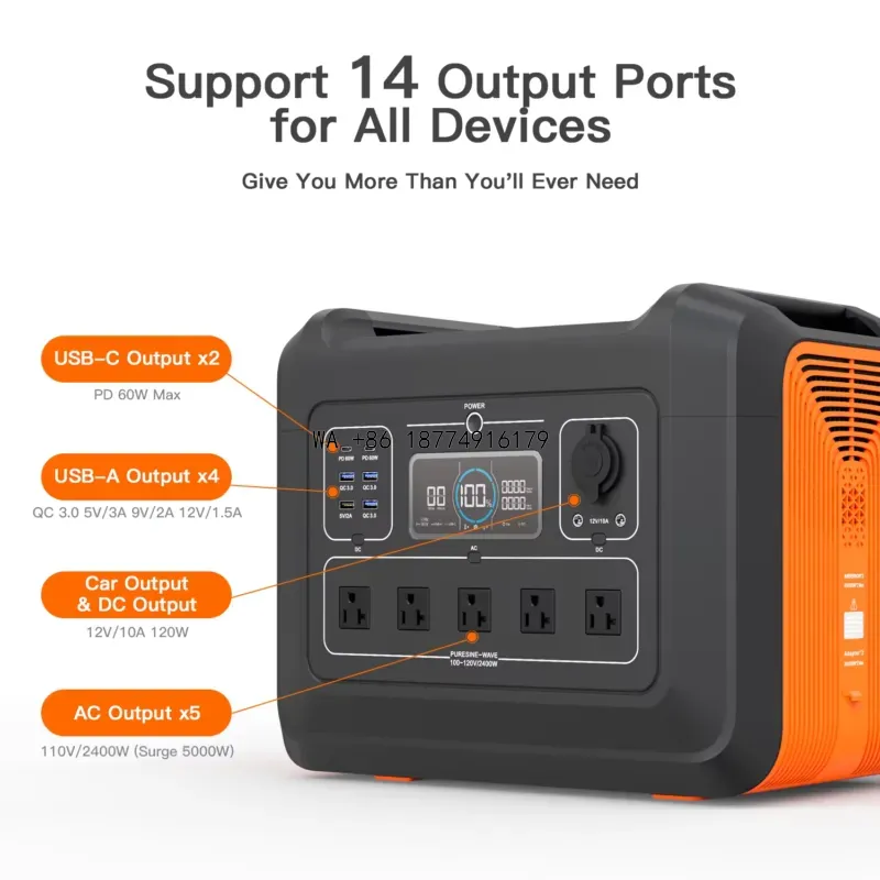wmwmnu 2KW Tragbare Powerstati - Portable Power Station 2000W Lifepo4 review and price