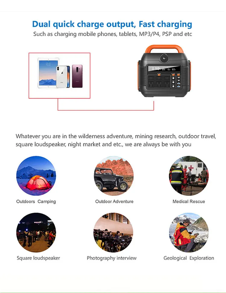 Solar Generator 110V 220V 200w - Portable Power Station 2000W Lifepo4 review and price
