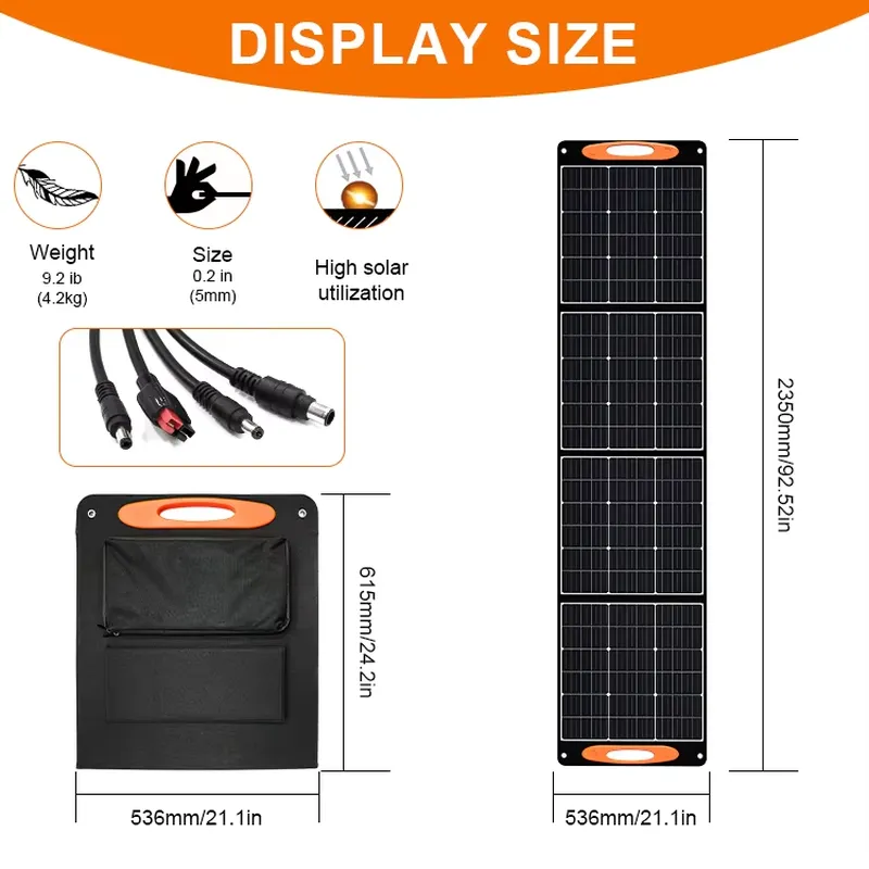 Foldable Solar Panel 200W 18V  - Solar Panel 200W Portable Foldable review and price
