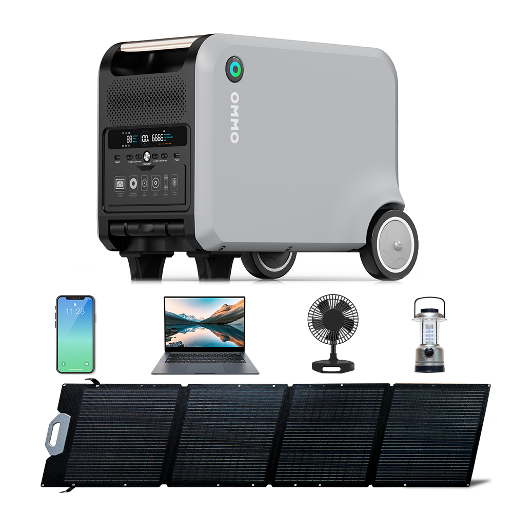 OMMO OM-PV200Z High Efficiency - Solar Panel 200W Portable Foldable review and price