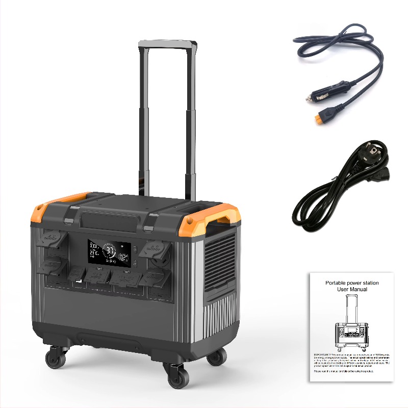 3000W RV Portable Power Statio - Power Station 2400Wh Lifepo4 review and price