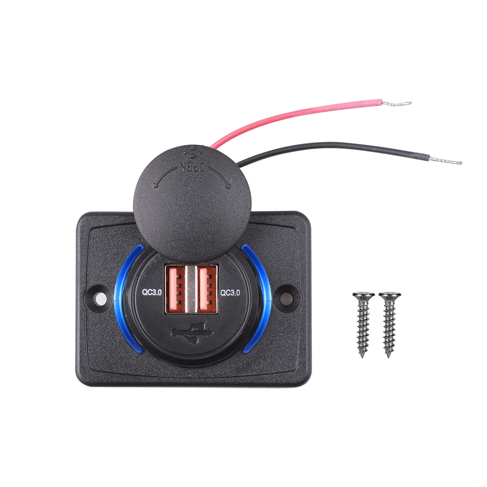 12/24V Dual USB Charger Fast C - Power Station With 30A Rv Outlet review and price