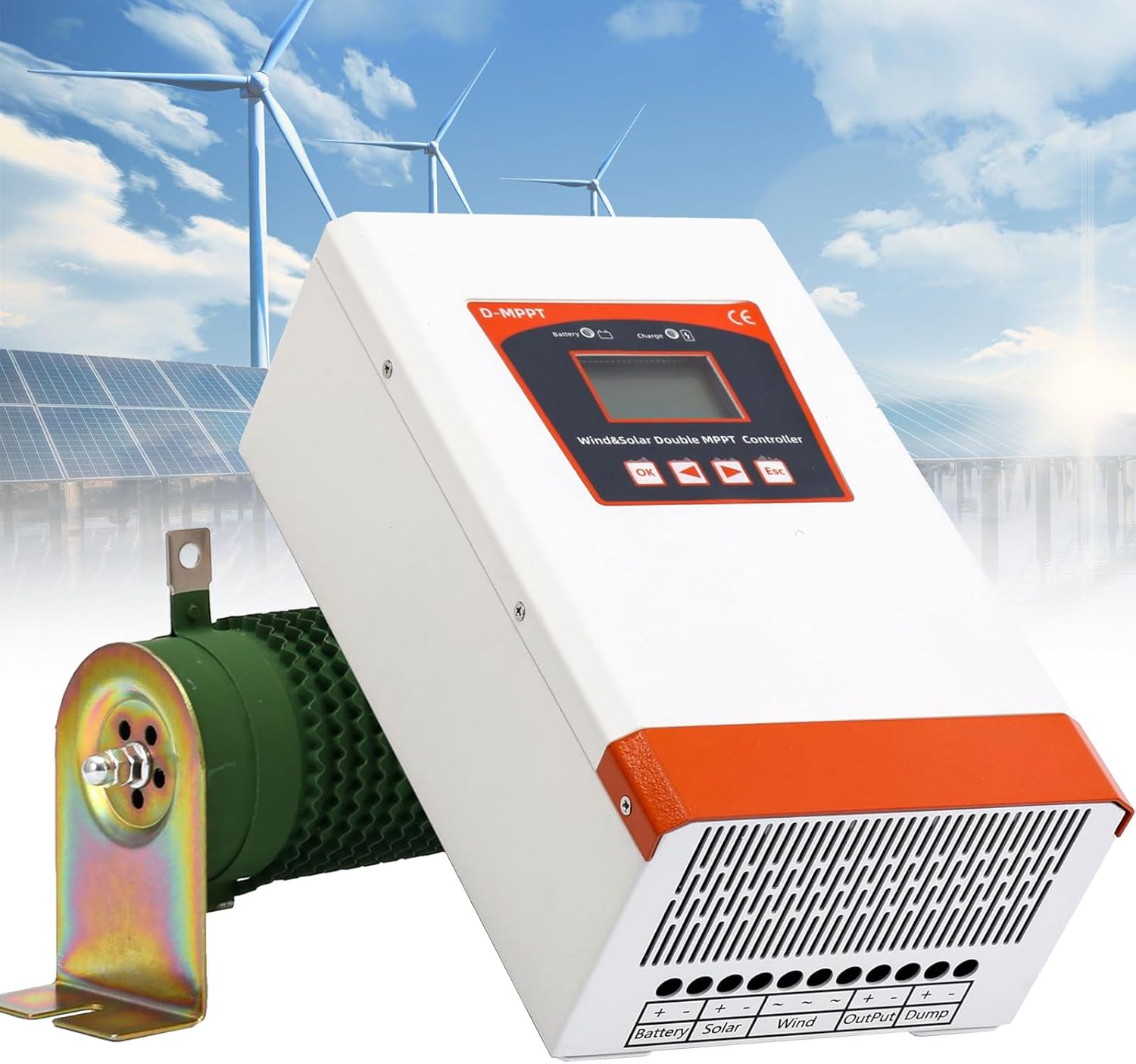 Double MPPT Hybrid Wind Solar  - Solar Generator 3000W review and price