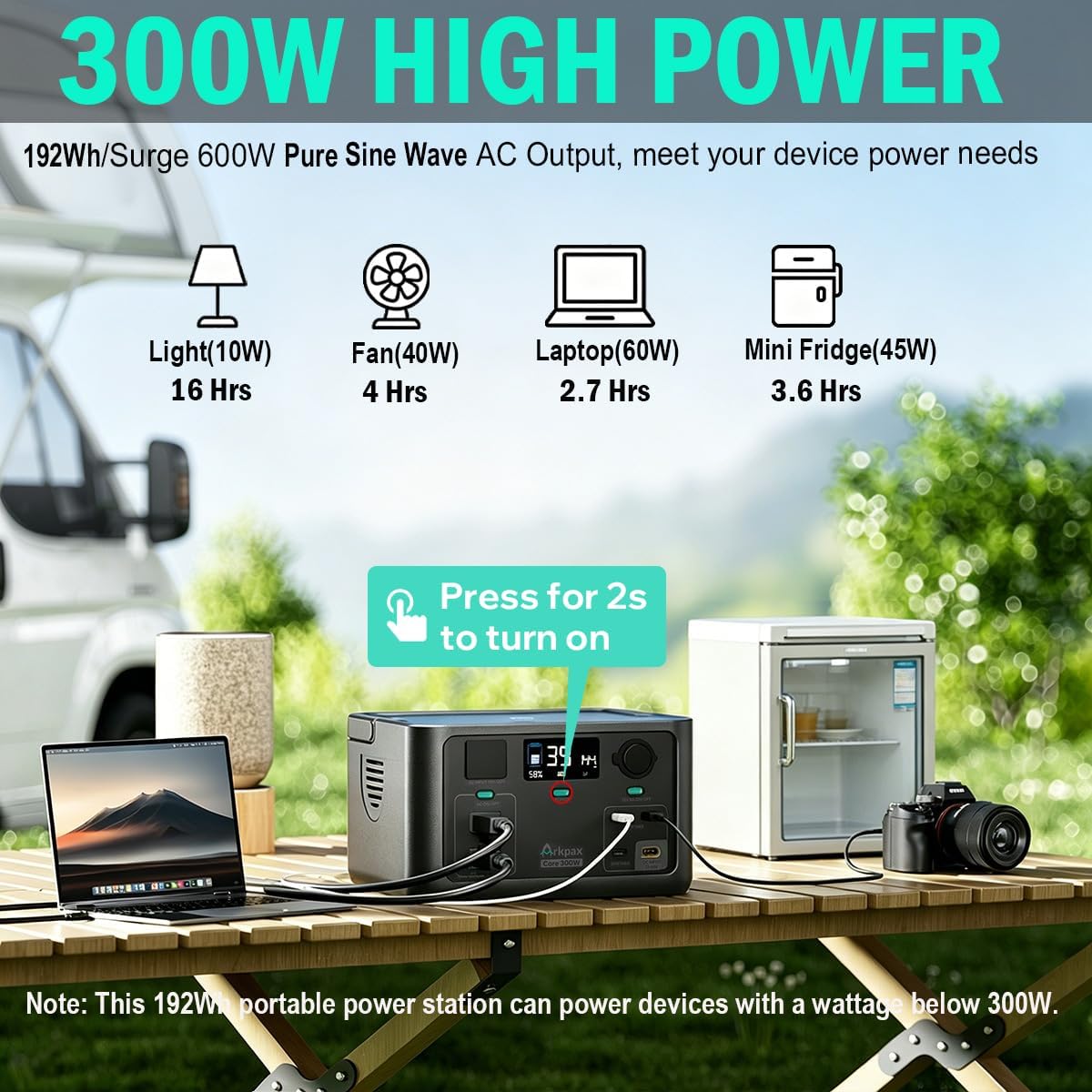 Portable Power Station 300W 60 - Portable Power Station 600W Ups review and price