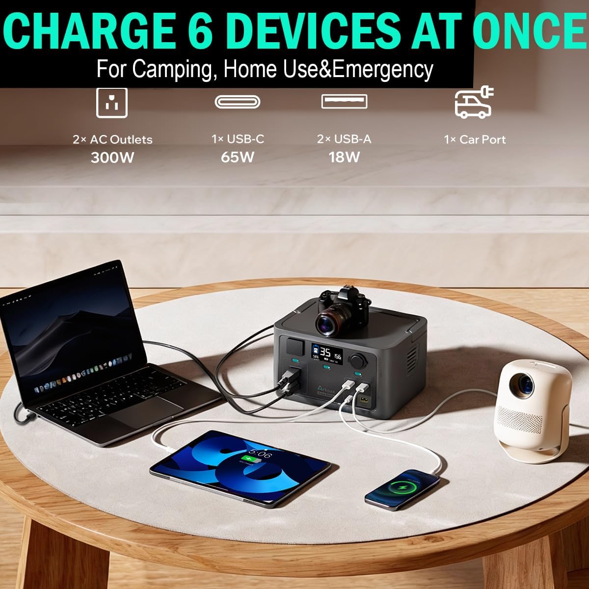 Portable Power Station 300W 60 - Portable Power Station 600W Ups review and price