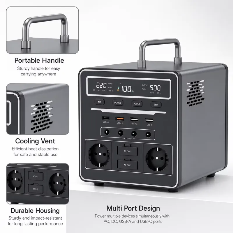 2026 New, High Quality, 500W P - Portable Power Station 500W review and price