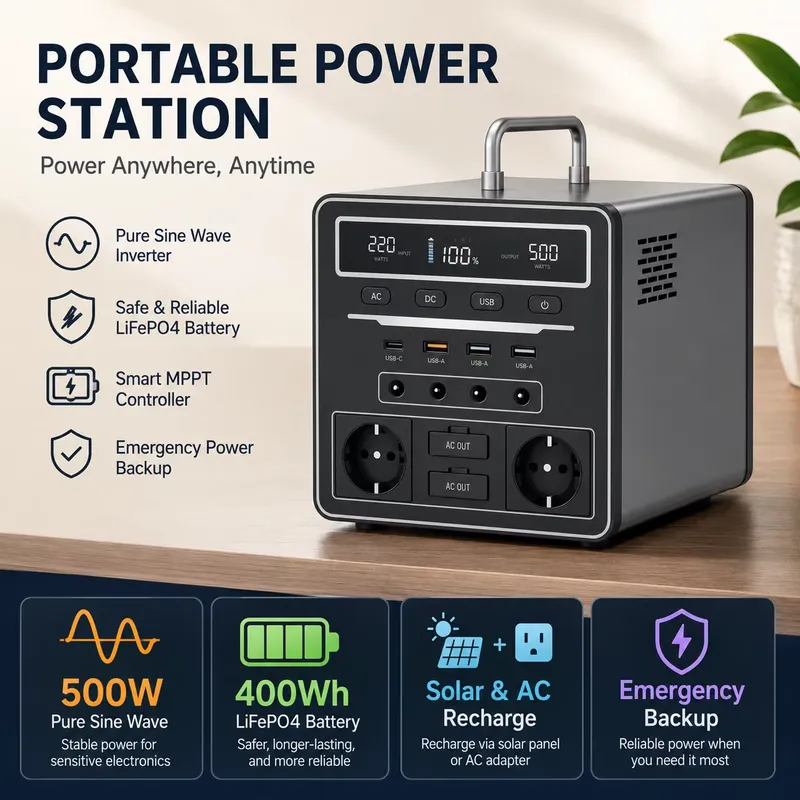 2026 New, High Quality, 500W P - Portable Power Station 500W review and price