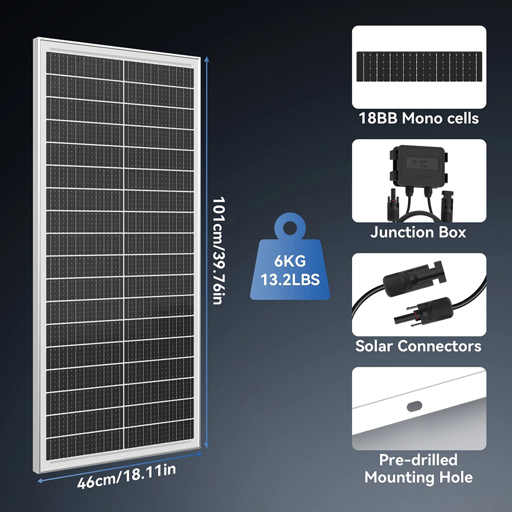 RVPOZWER 400W/200W/100W Rigid  - Solar Panel 400W Rigid Monocrystalline review and price