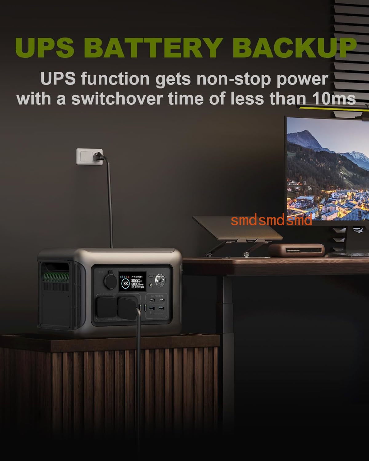 Portable Power Station R600, 2 - Portable Power Station 600W Ups review and price