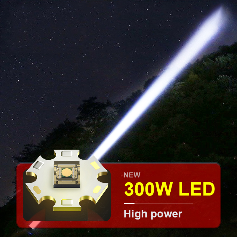 Most Powerful LED Flashlight U - Portable Power Station 300W Camping review and price
