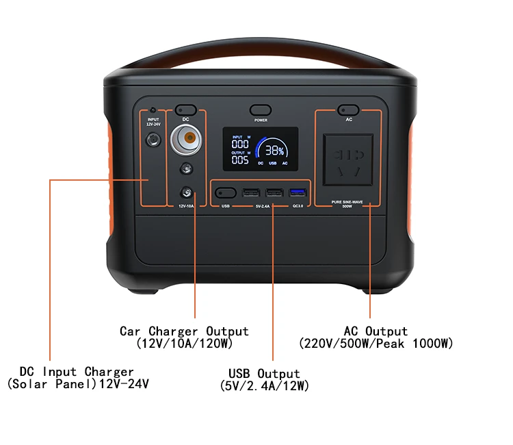 Off-grid 600W UPS solar genera - Portable Power Station 600W Ups review and price