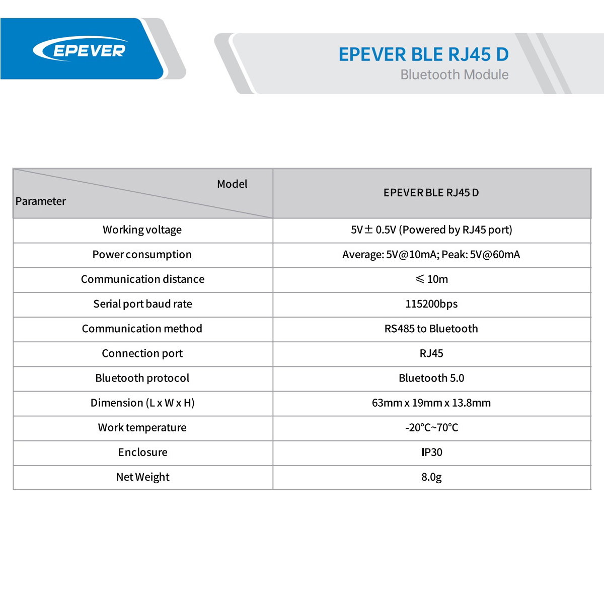 EPEVER Bluetooth Adapter BLE F - Mppt Solar Charge Controller 60A review and price