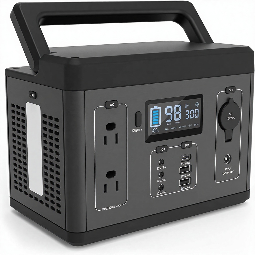 Portable 500W Power Station 56 - Portable Power Station 500W review and price