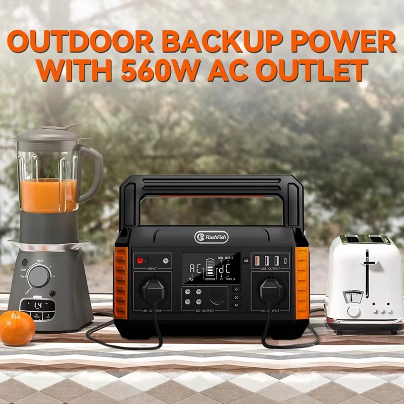 AC 500W uninterruptible power  - Portable Power Station 500W review and price