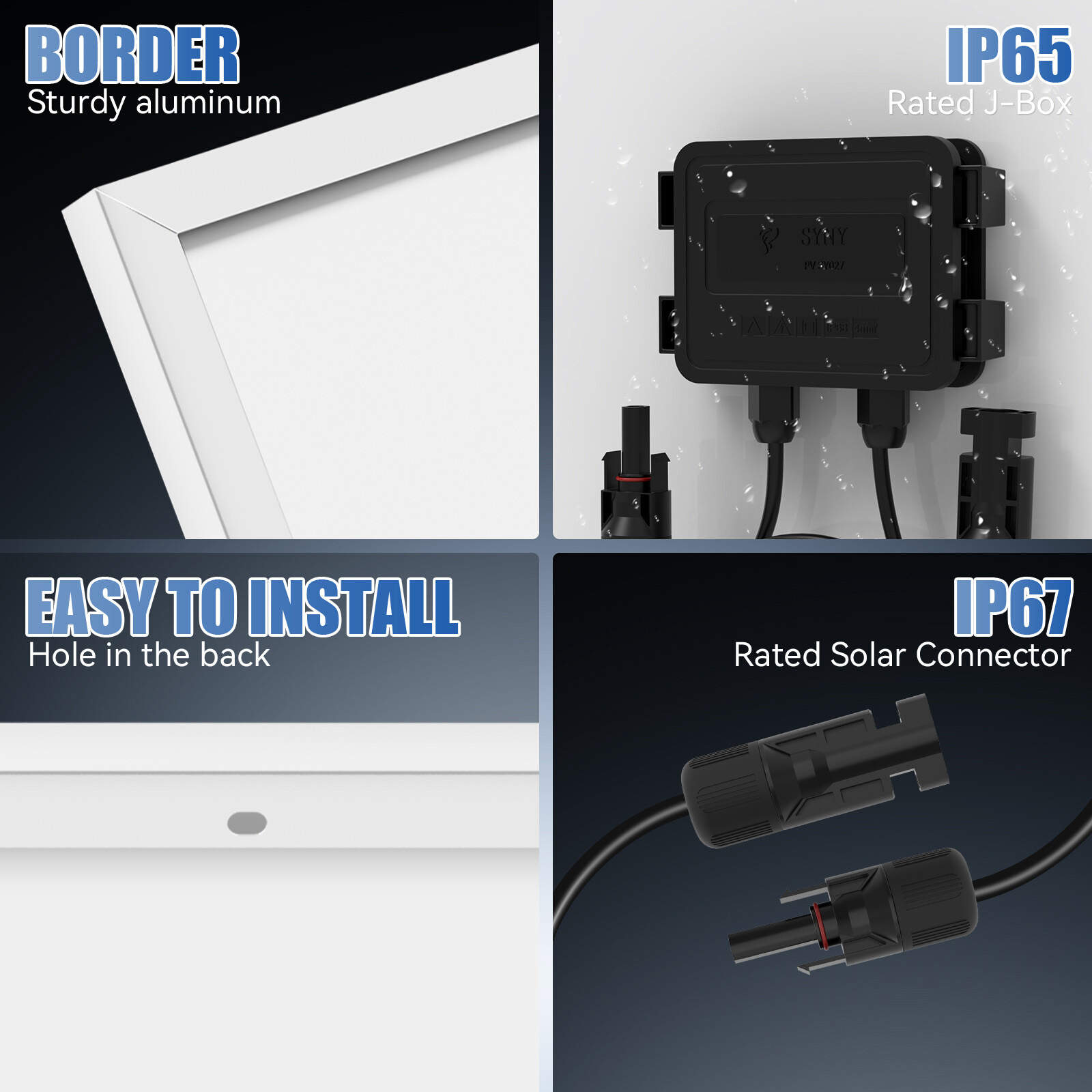 RVPOZWER 12.8V 400/200/100W Ri - Solar Panel 400W Rigid Monocrystalline review and price