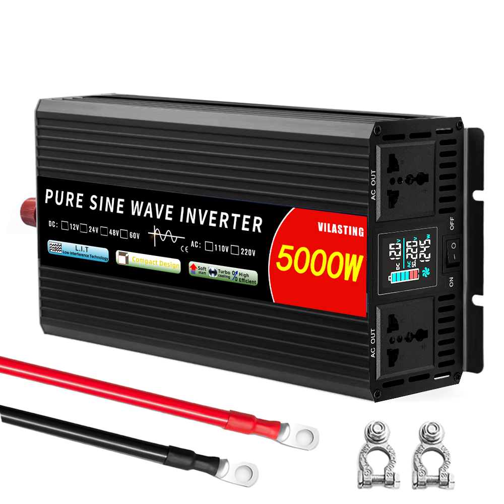 Pure Sine Wave Inverter 12V 22 - Solar Generator 3000W review and price