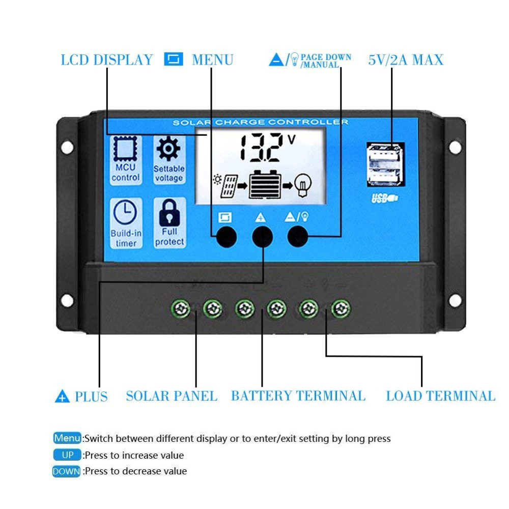Solar Panel Charge Controller  - Mppt Solar Charge Controller 60A review and price