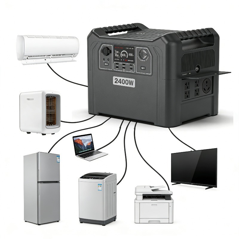 Newly Launched 2400W Solar Por - Portable Power Station 500W review and price
