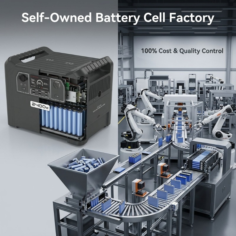 Newly Launched 2400W Solar Por - Portable Power Station 500W review and price