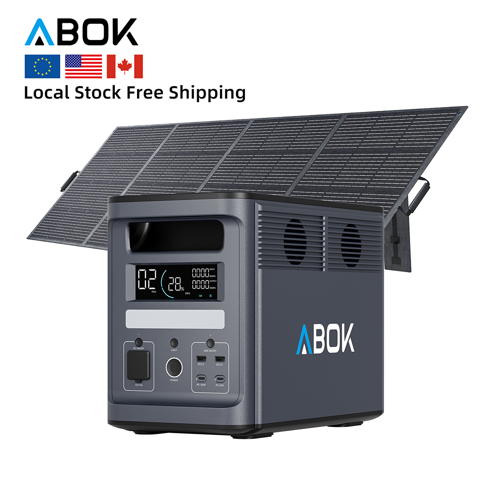 ABOK US EU Local Stock 2000W L - Portable Power Station 2000W Lifepo4 review and price